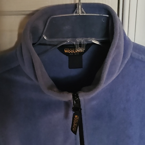 Woolrich Blue Fleece Jacket women's medium - Picture 2 of 5